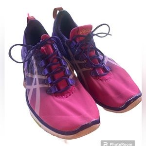 Asics Gel Fit S465N Womens Athletic Training Sneakers Shoes Pink Purple Size 8